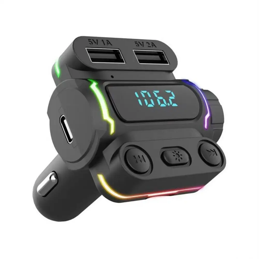 

Car Mp3 Player P7 Wireless Multifunctional Handsfree Car Accessories Car Fm Transmitter Bluetooth 5.0 Audio Receiver Car Charger