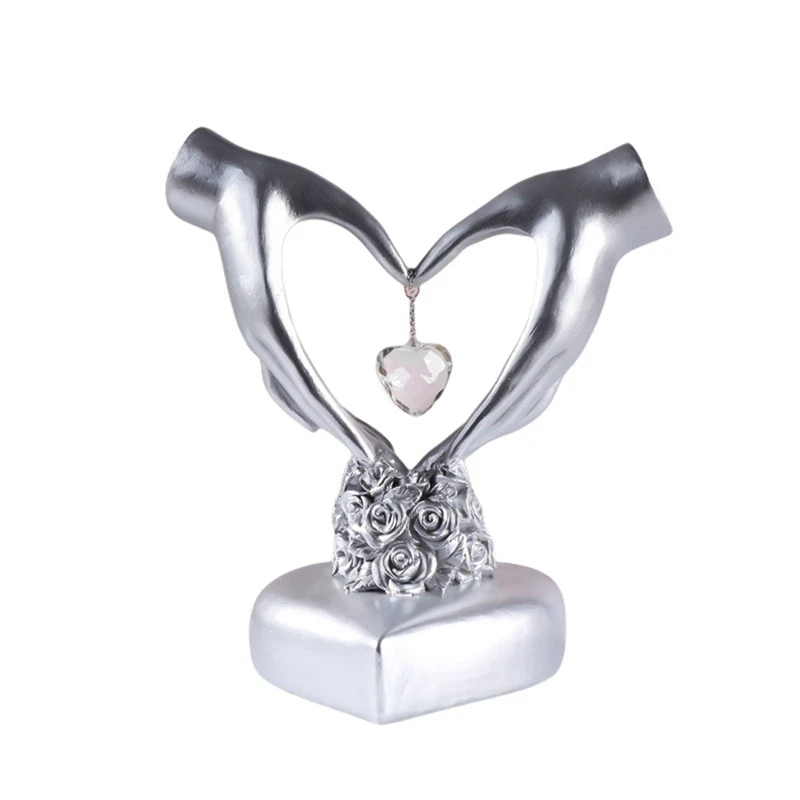 Valentine's Day Abstract Modern Heart Gesture Sculpture Figurines Love Eternal For Valentine Gift Decor 
Valentine's Day Abstract Modern Heart Gesture Sculpture Figurines Love Eternal For Valentine Gift Decor