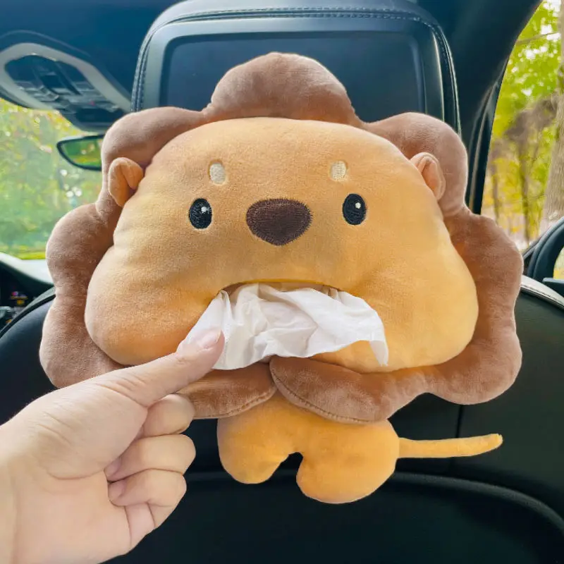 Cute Lion Car Tissue Box Creative Plush Tissue Box for Auto Armrest Box Car Seat Tissue Box Truck Interior Decors Accessories
Cute Lion Car Tissue Box Creative Plush Tissue Box for Auto Armrest Box Car Seat Tissue Box Truck Interior Decors Accessories