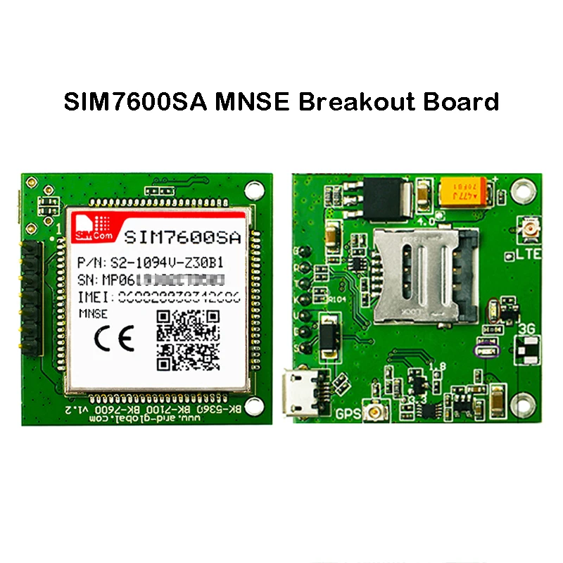 SIMCOM SIM7600SA MNSE LTE Cat1 Модуль разрыва baord B1/B2/B3/B4/B5/B7/B8/B28/B40/B66 Новая Зеландия Австралия Южная Америка
SIMCOM SIM7600SA MNSE LTE Cat1 Модуль разрыва baord B1/B2/B3/B4/B5/B7/B8/B28/B40/B66 Новая Зеландия Австралия Южная Америка