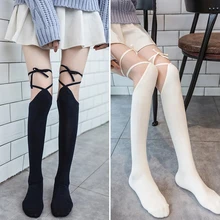 Sexy Fasion Over Knee Stocking Nightclubs Pantyhose Calcetines Women Sexy Black Bandage Stockings Lace Top Thigh High Tights
Sexy Fasion Over Knee Stocking Nightclubs Pantyhose Calcetines Women Sexy Black Bandage Stockings Lace Top Thigh High Tights