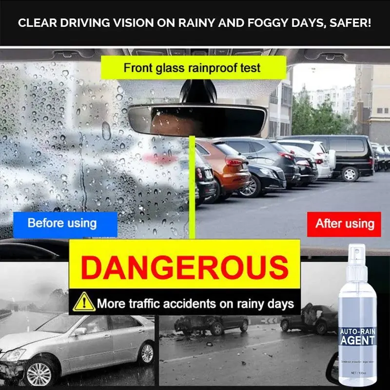 

30ml/100ml Auto Windshield Anti-rain Agent Water Repellent Coating Waterproof Spray Car Glass Spray Anti Fog Rainproof Agent