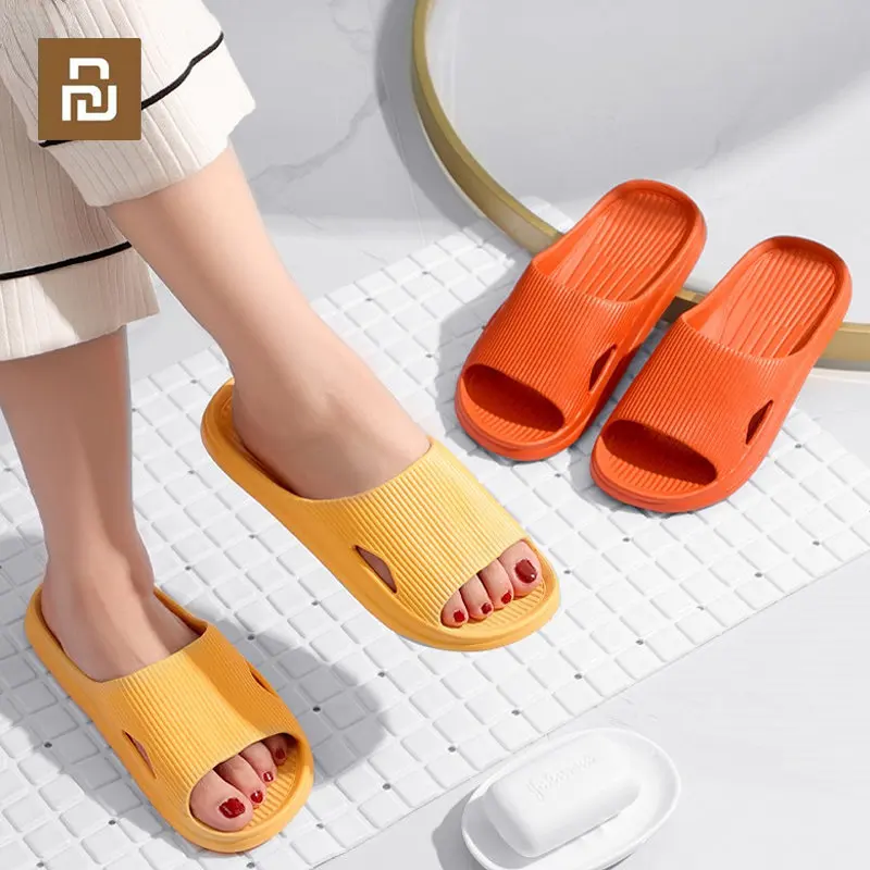 

Youpin Fashion Sandals Men and Women Non-slip Wear-resistant EVA Soft Bottom Comfortable Light Home Slippers Bathroom Slides