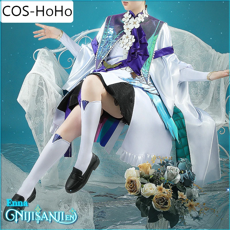 

COS-HoHo Vtuber Nijisanji IPSTAR Enna Alouette Game Suit Gorgeous Uniform Cosplay Costume Halloween Party Role Play Outfit