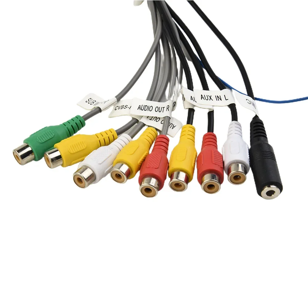 Aux-in Adapter RCA Cable Fittings Output Wire 20 Pin Plug 20-pin Accessories Replacement Stereo Radio Auto Car
Aux-in Adapter RCA Cable Fittings Output Wire 20 Pin Plug 20-pin Accessories Replacement Stereo Radio Auto Car