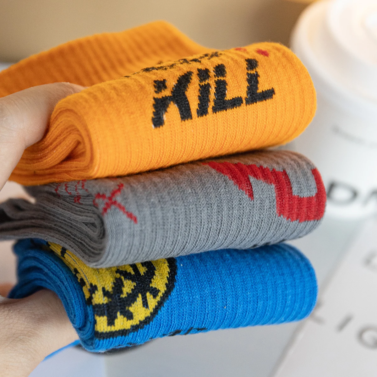Halloween ALIONOL Letter Bike Absorb Sweat Socks Lady Sport Sleep Girls Comfy Long Short Luck Sand Beach Street Cool Stuff
Halloween ALIONOL Letter Bike Absorb Sweat Socks Lady Sport Sleep Girls Comfy Long Short Luck Sand Beach Street Cool Stuff