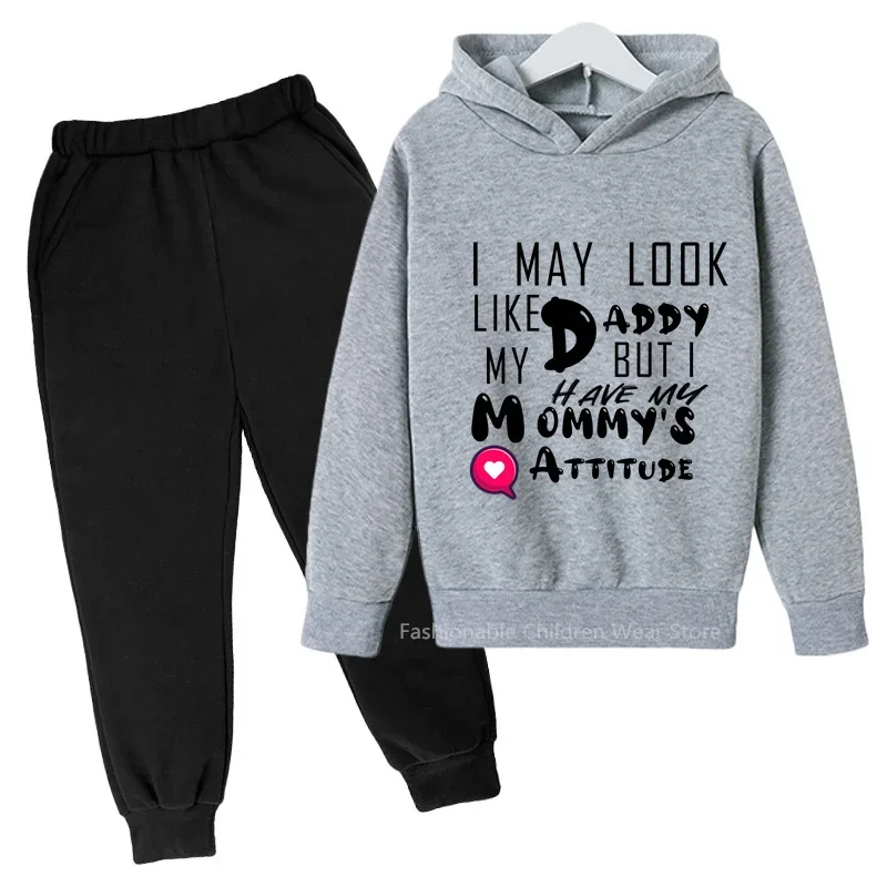 Cute English Letter Design Hoodie + Pants for Kids - Stylish & Engaging for Boys and Girls' Spring & Autumn Outings
Cute English Letter Design Hoodie + Pants for Kids - Stylish & Engaging for Boys and Girls' Spring & Autumn Outings