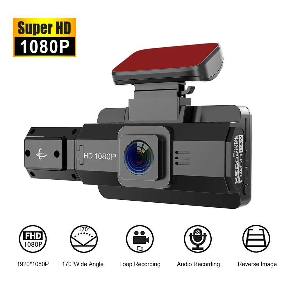 3.0ln Dash Cam Car Video Recorder HD1080P Black Box Dashcam Mirror Driving Recorder Car DVR Night Vision G-sensor Loop Recording
3.0ln Dash Cam Car Video Recorder HD1080P Black Box Dashcam Mirror Driving Recorder Car DVR Night Vision G-sensor Loop Recording