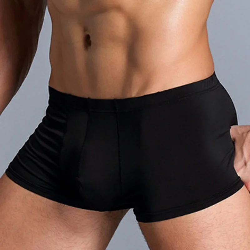 Men's Ultra-thin Soft Boxer Sexy Ice Silk Appeal Breathable Solid Underwear Swimming Comfortable Briefs Elasticity Underpants
Men's Ultra-thin Soft Boxer Sexy Ice Silk Appeal Breathable Solid Underwear Swimming Comfortable Briefs Elasticity Underpants