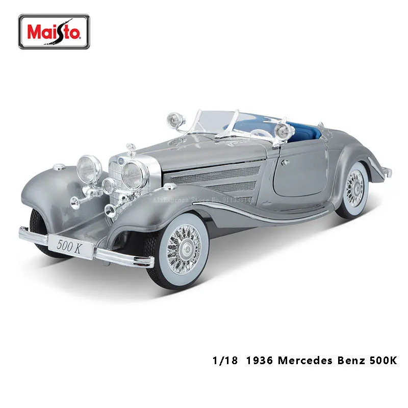 Maisto 1:18 classic car 1936 Mercedes-Benz 500K Brand Alloy Car Model Static Die Casting Model Collection Gift Toy Gift Giving
Maisto 1:18 classic car 1936 Mercedes-Benz 500K Brand Alloy Car Model Static Die Casting Model Collection Gift Toy Gift Giving
