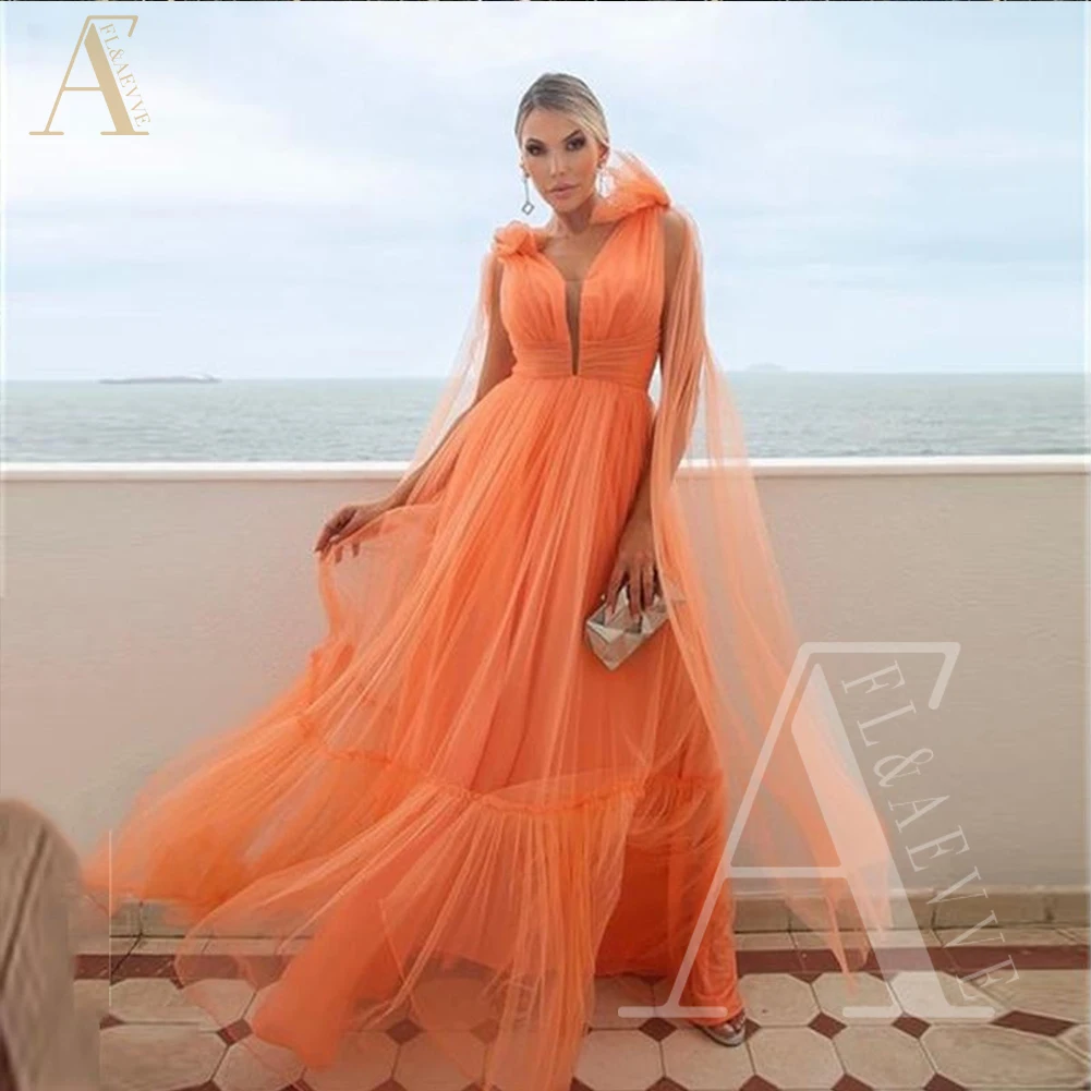 Orange Tulle Ball Gown Deep V-neck Prom Dresses 2024 Dress Formal Dresses for Women Party Wedding Evening Elegant Gowns Robe New
Orange Tulle Ball Gown Deep V-neck Prom Dresses 2024 Dress Formal Dresses for Women Party Wedding Evening Elegant Gowns Robe New