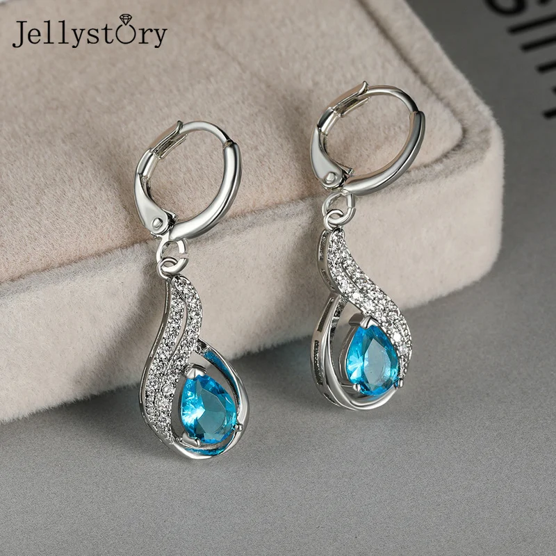 Jellystory Zircon Diamond Opal Drop Earrings For Women 925 Sterling Silver Water Drop Gemstone Wedding Anniversary Jewelry Gifts
Jellystory Zircon Diamond Opal Drop Earrings For Women 925 Sterling Silver Water Drop Gemstone Wedding Anniversary Jewelry Gifts