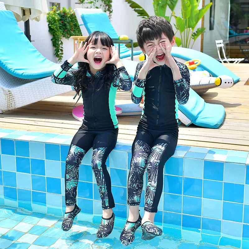 Children Two Pieces Quick-Drying Water Sport Swimwear Long Sleeve UV Protection UPF50+Athletic Surf Dive Shirt &Pants Beach Wear
Children Two Pieces Quick-Drying Water Sport Swimwear Long Sleeve UV Protection UPF50+Athletic Surf Dive Shirt &Pants Beach Wear