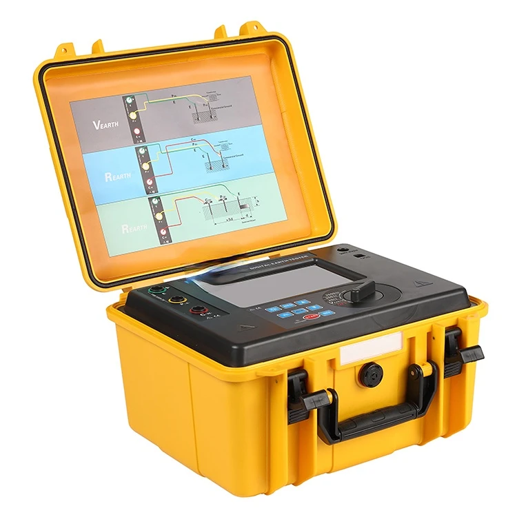 3000C Digital earth resistance tester for electrical equipment rechargeable lithium battery ground resistance measurement
3000C Digital earth resistance tester for electrical equipment rechargeable lithium battery ground resistance measurement
