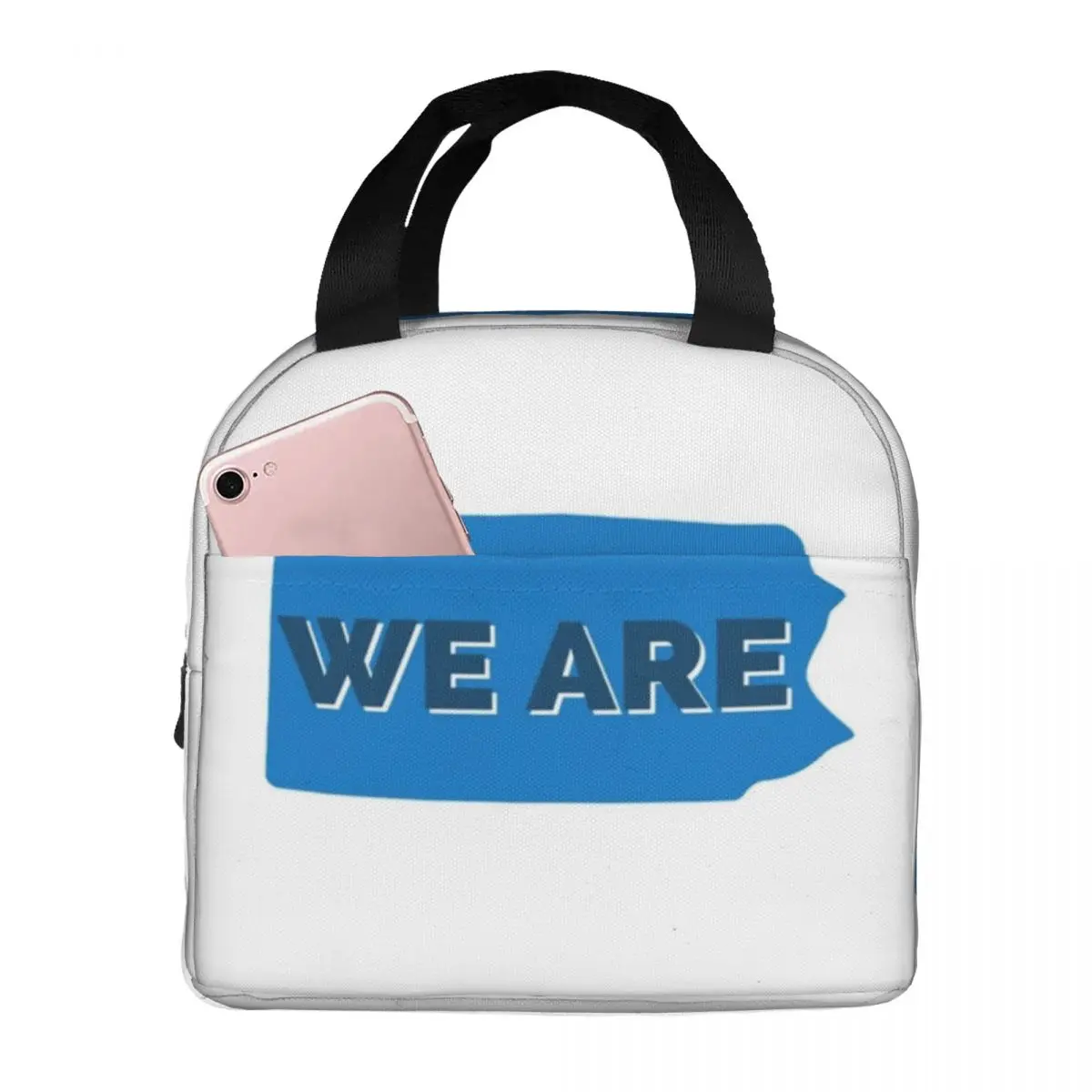 

We Are Thermal Insulated Lunch Bags Reusable Food Handbags Portable Tote Lunch Box School Teacher