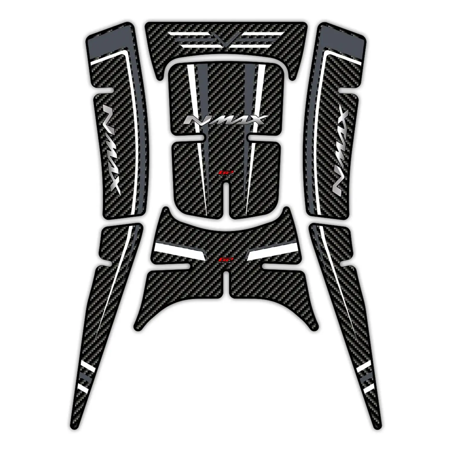 GP Kompozit For NMAX 125-155 2021-2022 Compatible Tank Pad Set Gray Sticker Motorcycle Designing Accessory
GP Kompozit For NMAX 125-155 2021-2022 Compatible Tank Pad Set Gray Sticker Motorcycle Designing Accessory