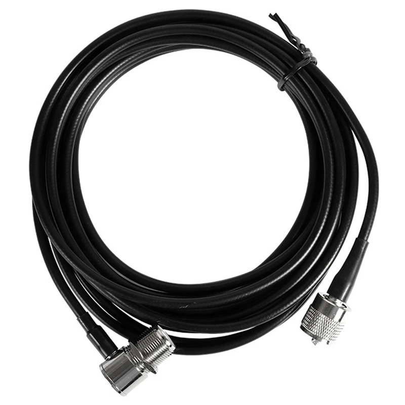 RG58 RG-58 50 Ohm Car Antenna Coaxial Cable 5 Meters Uhf Female to Uhf Male (Black)
RG58 RG-58 50 Ohm Car Antenna Coaxial Cable 5 Meters Uhf Female to Uhf Male (Black)