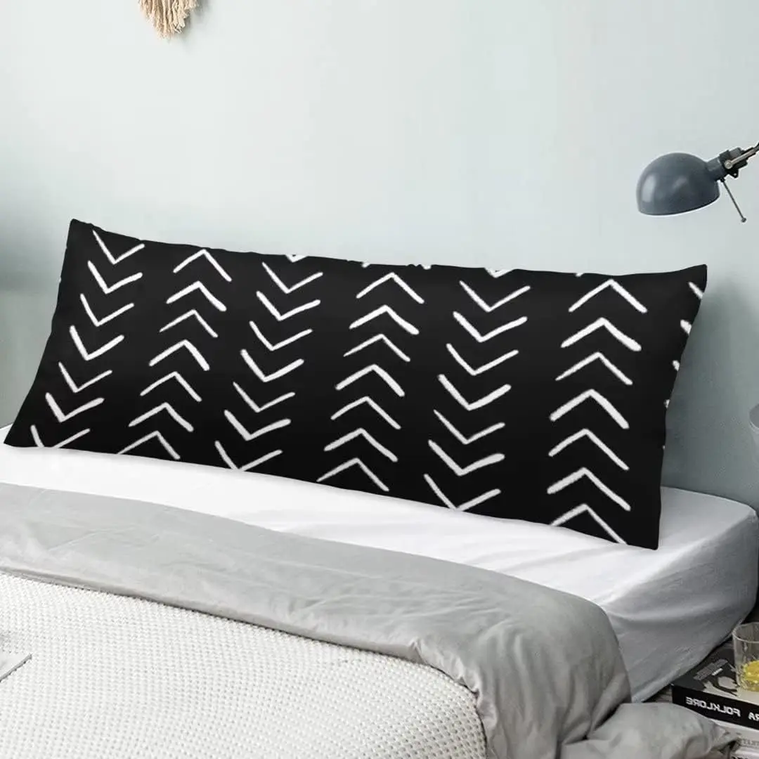 Boho Geometric Stripe Body Pillow Cover Soft Polyester Long Pillowcase Decorative Cushion Cover Home Gifts Black and White
Boho Geometric Stripe Body Pillow Cover Soft Polyester Long Pillowcase Decorative Cushion Cover Home Gifts Black and White