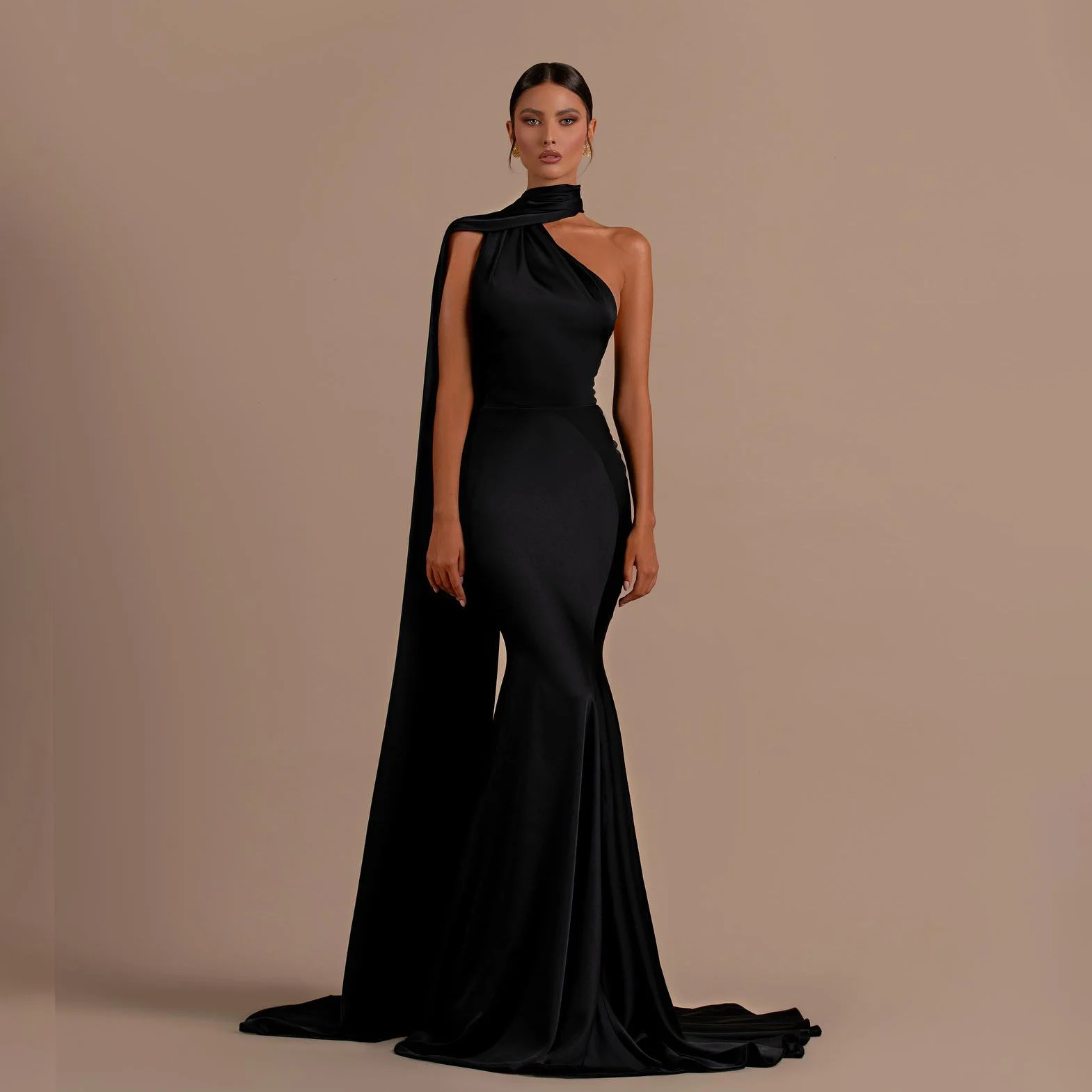 OEING High Neck Luxury Formal Evening Dresses Mermaid Floater Sleeves فساتين سهرة Floor Length Elegant Prom Gowns Party Women
OEING High Neck Luxury Formal Evening Dresses Mermaid Floater Sleeves فساتين سهرة Floor Length Elegant Prom Gowns Party Women