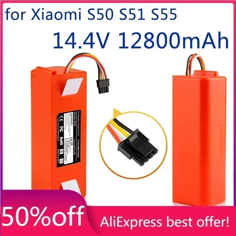14.4V li-ion Battery Robotic Vacuum cleaner Replacement Battery for Xiaomi Robot Roborock S50 S51 S55 Accessory Spare Parts
14.4V li-ion Battery Robotic Vacuum cleaner Replacement Battery for Xiaomi Robot Roborock S50 S51 S55 Accessory Spare Parts