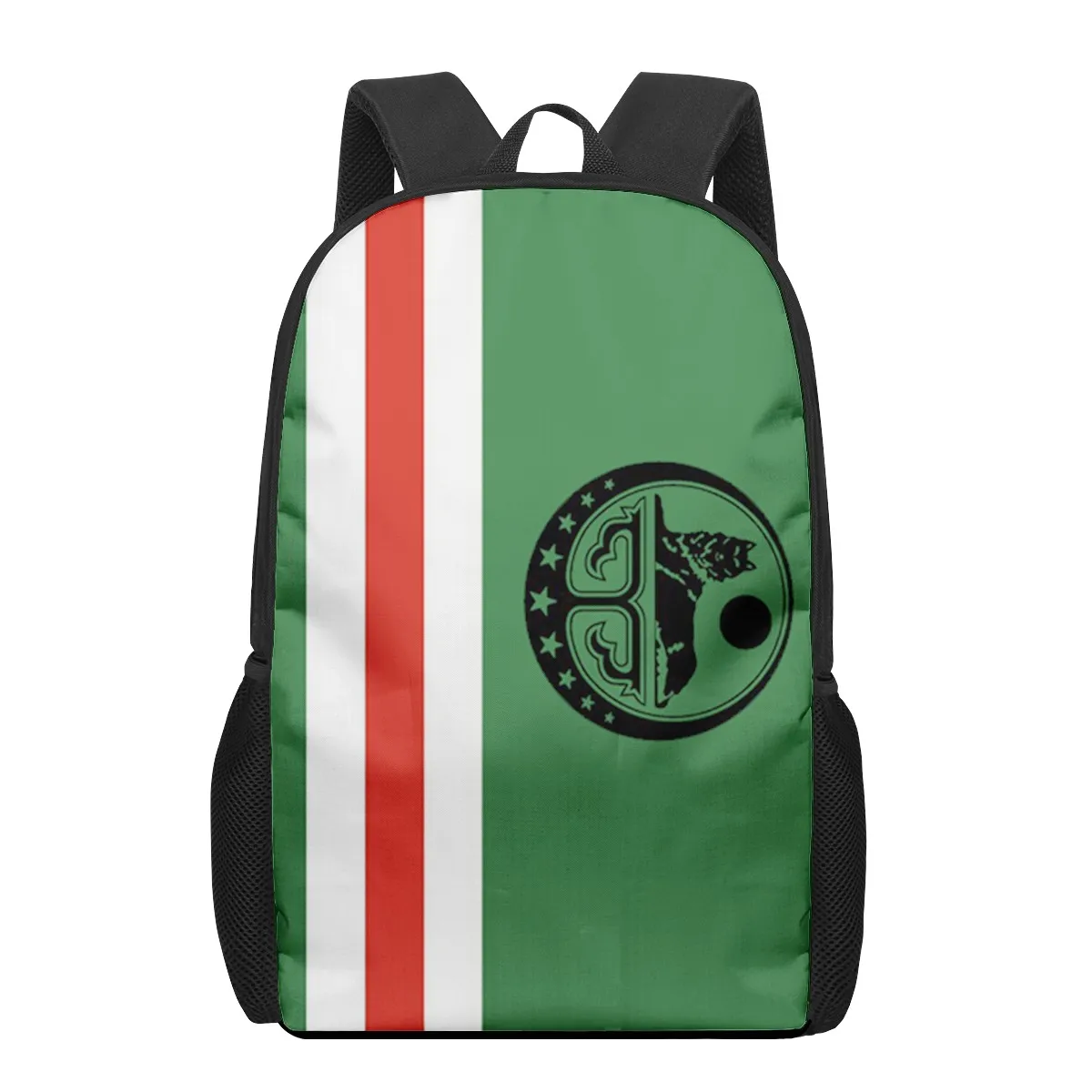 

Republic of Chechnya Flag 3D Printing School Backpack for Girls Boys Kids Book Bag 3d Junior Primary Student Children Book Bags