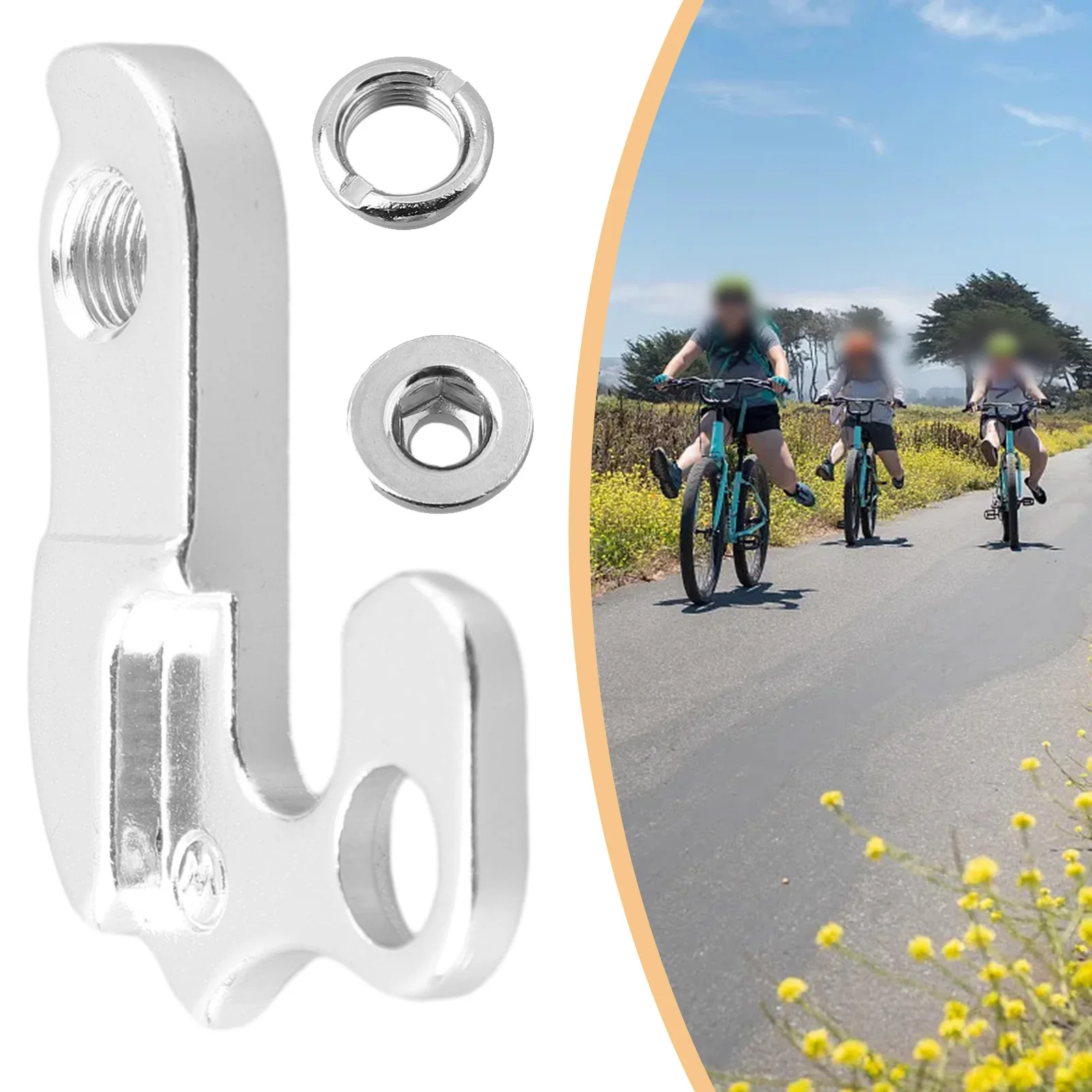 Brand New Derailleur Hanger Bicycle Replace Parts Silver Color Aluminum Alloy CNC Precision Machinin For SCOTT
Brand New Derailleur Hanger Bicycle Replace Parts Silver Color Aluminum Alloy CNC Precision Machinin For SCOTT