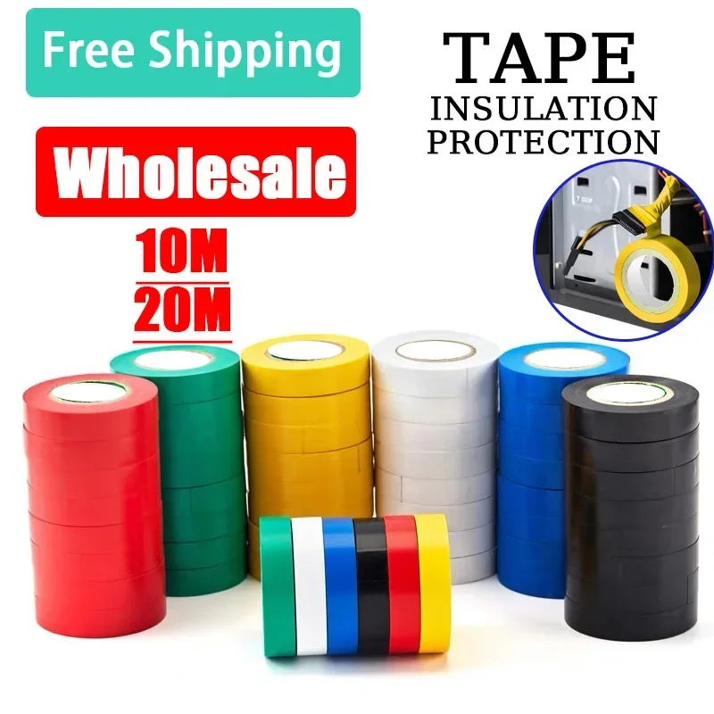 10M/20M High Voltage PVC Waterproof Self-adhesive Electrician Tape Wire Flame Retardant Electrical Insulation Wire Wrapping
10M/20M High Voltage PVC Waterproof Self-adhesive Electrician Tape Wire Flame Retardant Electrical Insulation Wire Wrapping