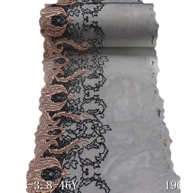 31Yards Black Tulle Lace Floral Embroidery Lace Soft Polyester Nylon Lace Trim for Ladies Lingerie
31Yards Black Tulle Lace Floral Embroidery Lace Soft Polyester Nylon Lace Trim for Ladies Lingerie