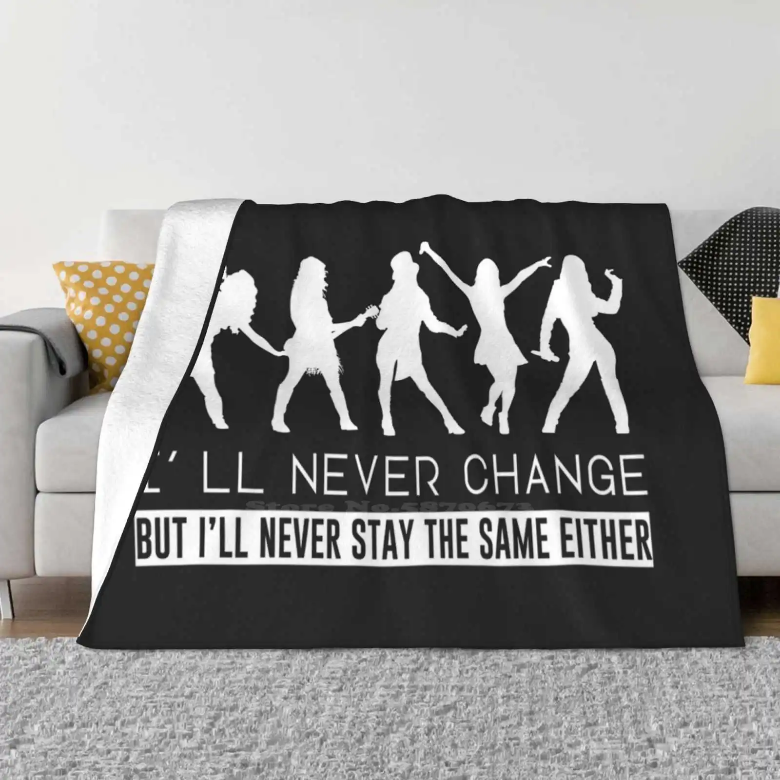 

- I'Ll Never Change ( White Version ) By Burningred13 Hot Sale Printing High Qiality Warm Flannel Blanket Snake Cats Speak Now