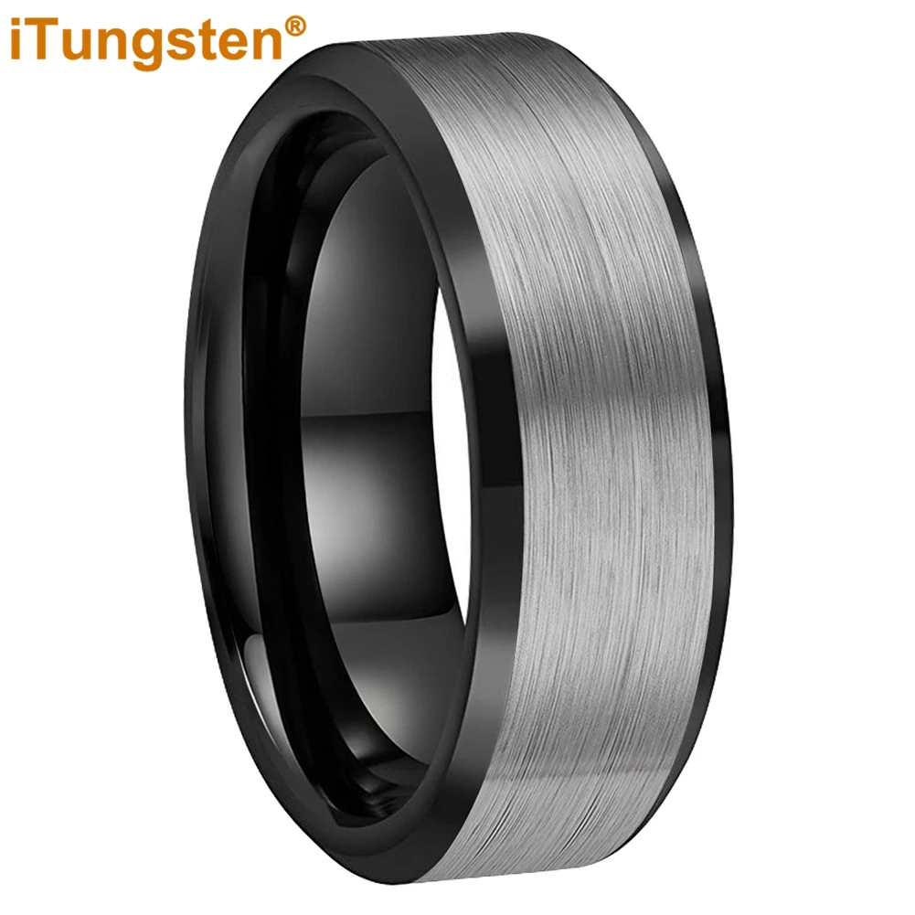 8MM 6MM Men Women Classic Tungsten Ring Wedding Band With Beveled Brushed Excellent Quality Comfort Fit
8MM 6MM Men Women Classic Tungsten Ring Wedding Band With Beveled Brushed Excellent Quality Comfort Fit