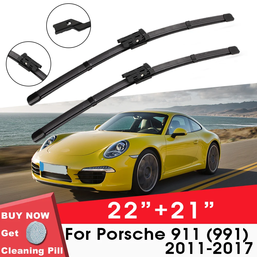 Car Wipe Front Window Windshield Rubber Silicon Gel Refill Wiper For Porsche 911 (991) 2011-2017 22"+21" Car Accessories
Car Wipe Front Window Windshield Rubber Silicon Gel Refill Wiper For Porsche 911 (991) 2011-2017 22"+21" Car Accessories