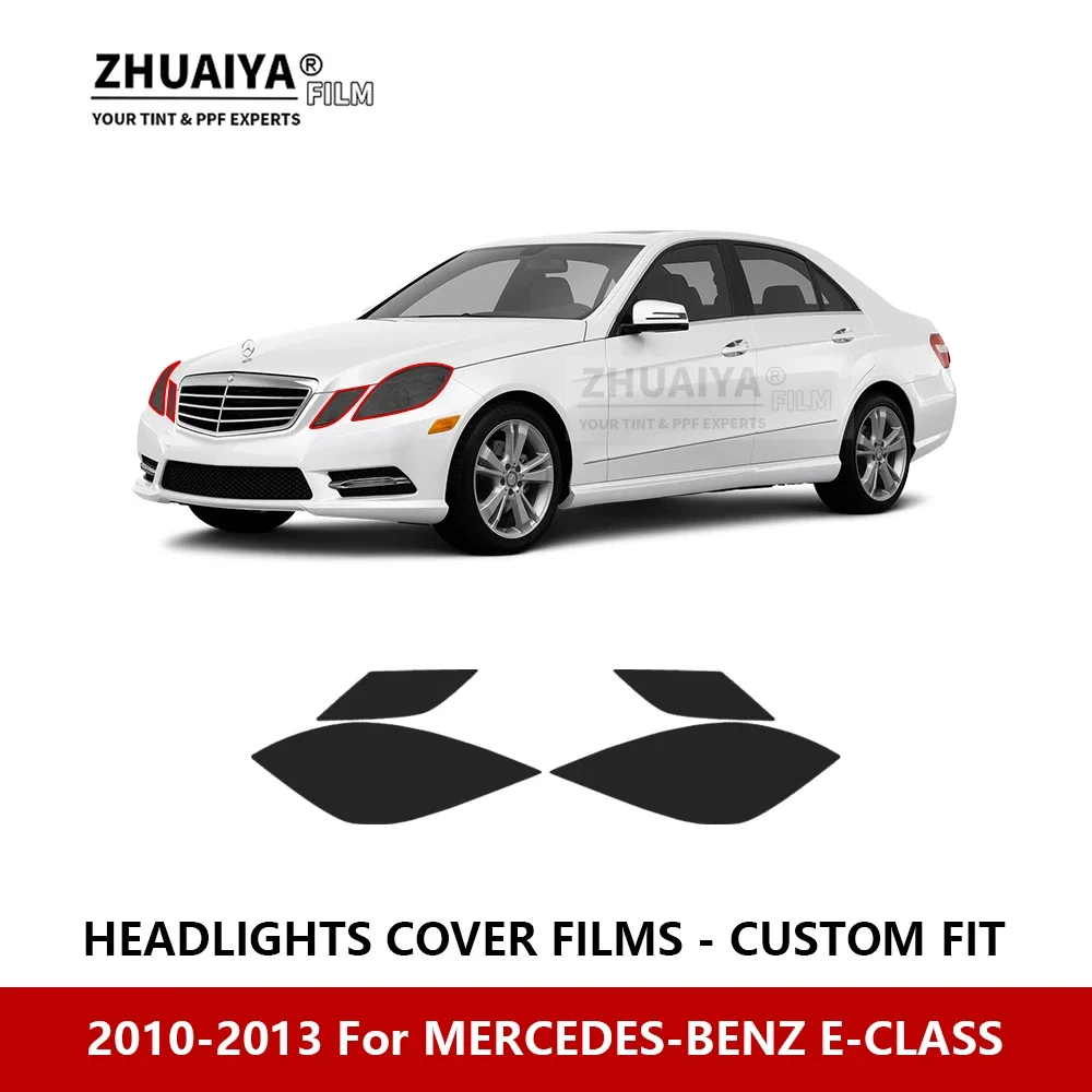 For MERCEDES- BENZ E-CLASS 2010-2013 Car Exterior Headlight Anti-scratch PPF precut Protective film Repair film Car stickers
For MERCEDES- BENZ E-CLASS 2010-2013 Car Exterior Headlight Anti-scratch PPF precut Protective film Repair film Car stickers