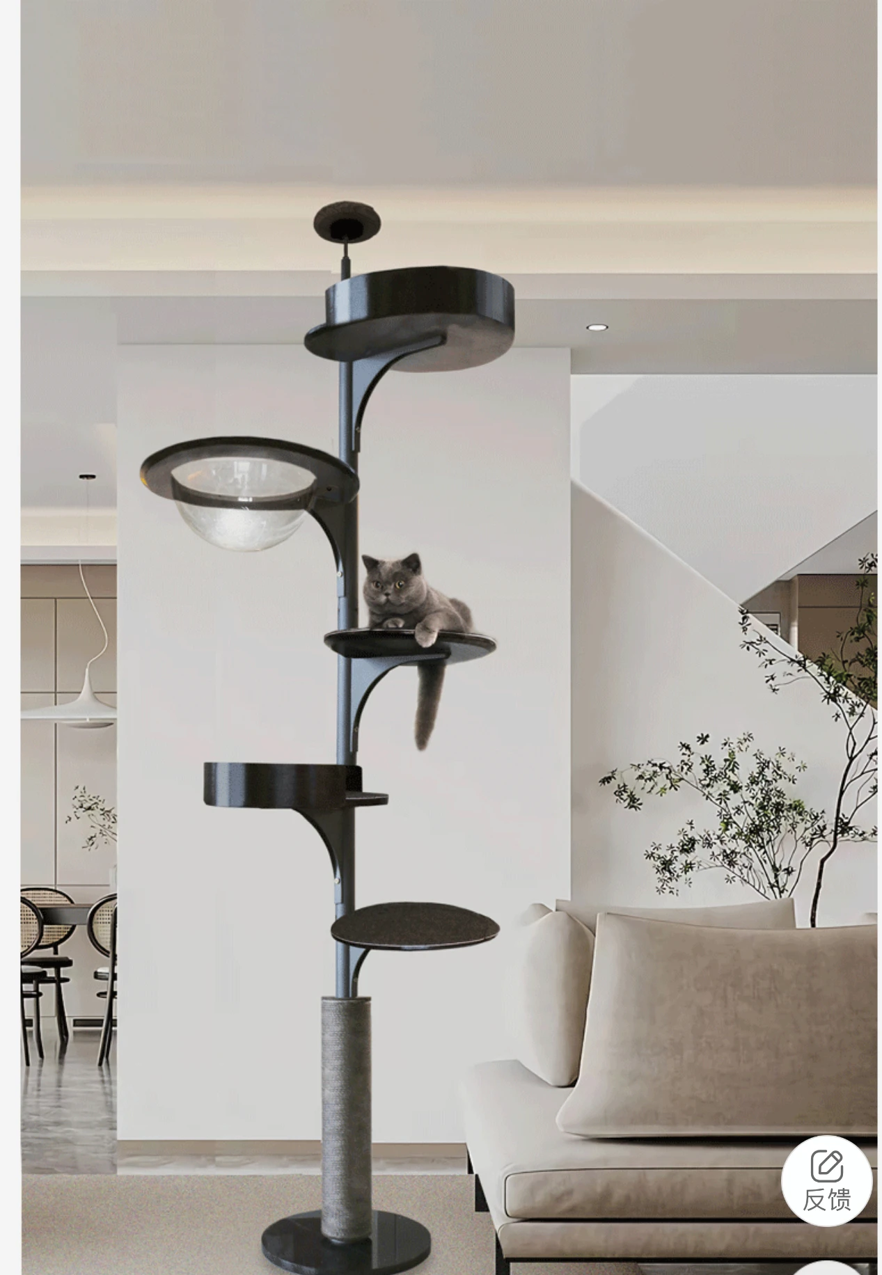 High-rise sky column of solid wood cat crawl frame does not occupy meoooow's indomitable spirit. Cat crawl frame cat nest cat pl
High-rise sky column of solid wood cat crawl frame does not occupy meoooow's indomitable spirit. Cat crawl frame cat nest cat pl