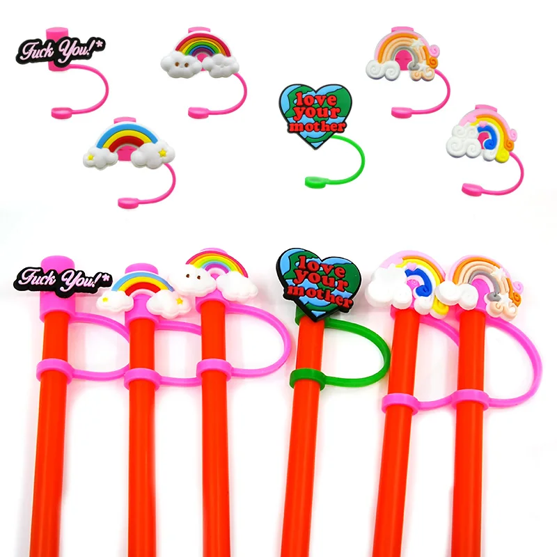 1PCS PVC Straw Cover Sweet Style Fashion Word Pattern Straw Charms Gift Reusable Splash Proof Drinking Straw toppers Decoration
1PCS PVC Straw Cover Sweet Style Fashion Word Pattern Straw Charms Gift Reusable Splash Proof Drinking Straw toppers Decoration
