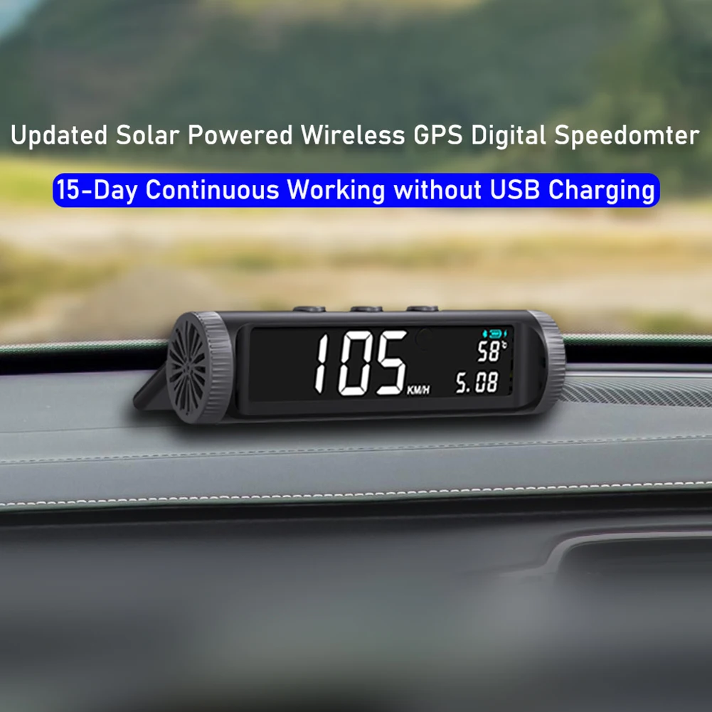 HUD Head Up Display Car Accessories Wireless Digital Speedometer Driving Alarm GPS Overspeed Alarm Solar-powered
HUD Head Up Display Car Accessories Wireless Digital Speedometer Driving Alarm GPS Overspeed Alarm Solar-powered