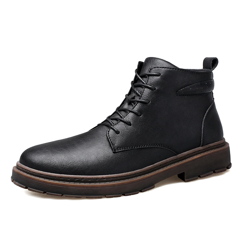 Men ankle Boots outdoor Casual Fashion Quality Lace-up Botas De Hombre Autumn Winter plush Warm snow boots outdoor Shoes for Men
Men ankle Boots outdoor Casual Fashion Quality Lace-up Botas De Hombre Autumn Winter plush Warm snow boots outdoor Shoes for Men
