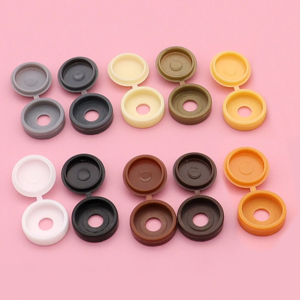 50Pcs Plastic Hinged M5 M6 Screw Cap Cover furniture Wall Decor Fold Protective Cap Button Furniture Decorative Nuts Bolts Cover
50Pcs Plastic Hinged M5 M6 Screw Cap Cover furniture Wall Decor Fold Protective Cap Button Furniture Decorative Nuts Bolts Cover