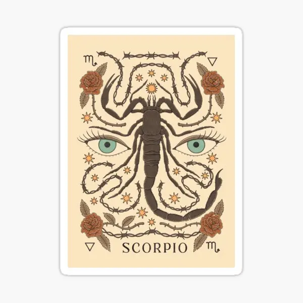 Scorpio 5PCS Car Stickers for Window Print Bumper Anime Cute Cartoon Wall Background Home Fridge Laptop Luggage Kid
Scorpio 5PCS Car Stickers for Window Print Bumper Anime Cute Cartoon Wall Background Home Fridge Laptop Luggage Kid