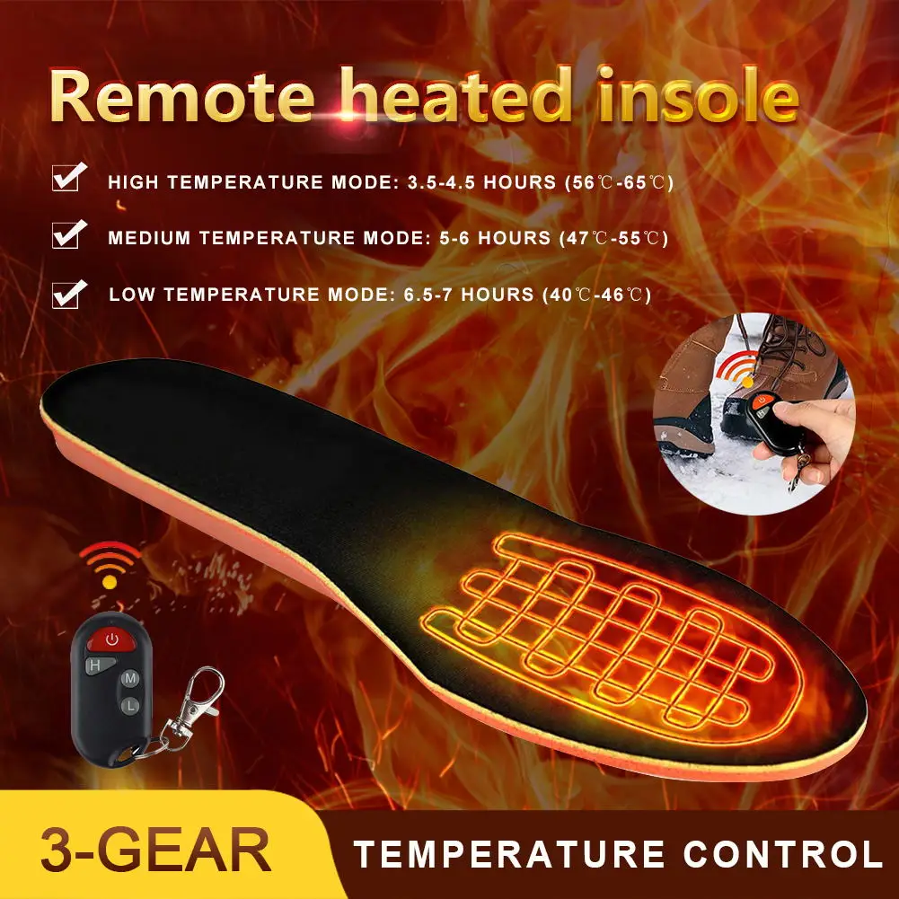 Electric Heating Insoles Foot Warmer Heated Insoles for Men Women Winter Wireless Remote Control Warm Thermal Insoles Shoes Pads
Electric Heating Insoles Foot Warmer Heated Insoles for Men Women Winter Wireless Remote Control Warm Thermal Insoles Shoes Pads
