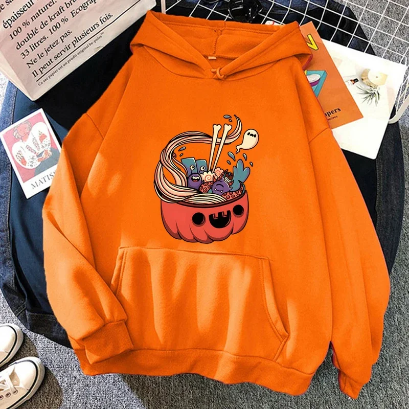 Halloween Ghost Noddle Graphic Women Hoodie Long Sleeve Sweatshirts Season Fashion Trend Halloween Popular Hoodies Loose Hoodie
Halloween Ghost Noddle Graphic Women Hoodie Long Sleeve Sweatshirts Season Fashion Trend Halloween Popular Hoodies Loose Hoodie