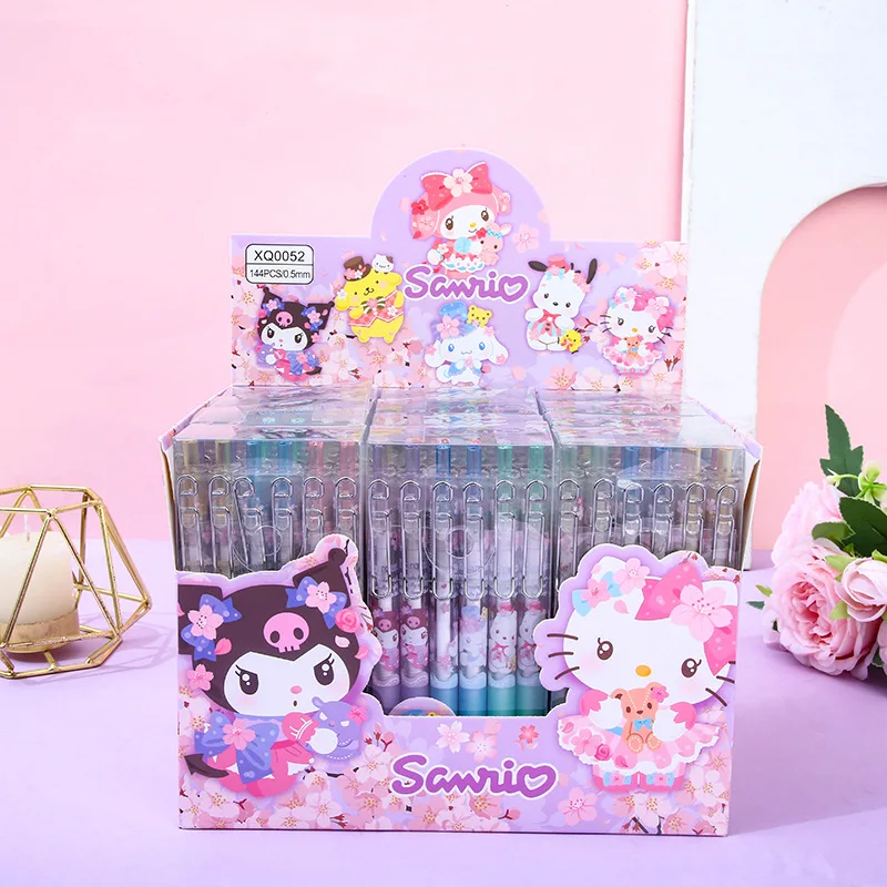24-144 шт. Sanrio Lolita цветок мультфильм Канцтовары гелевая ручка Kuromi нейтральная ручка для подписи для студента канцтовары оптом
24-144 шт. Sanrio Lolita цветок мультфильм Канцтовары гелевая ручка Kuromi нейтральная ручка для подписи для студента канцтовары оптом