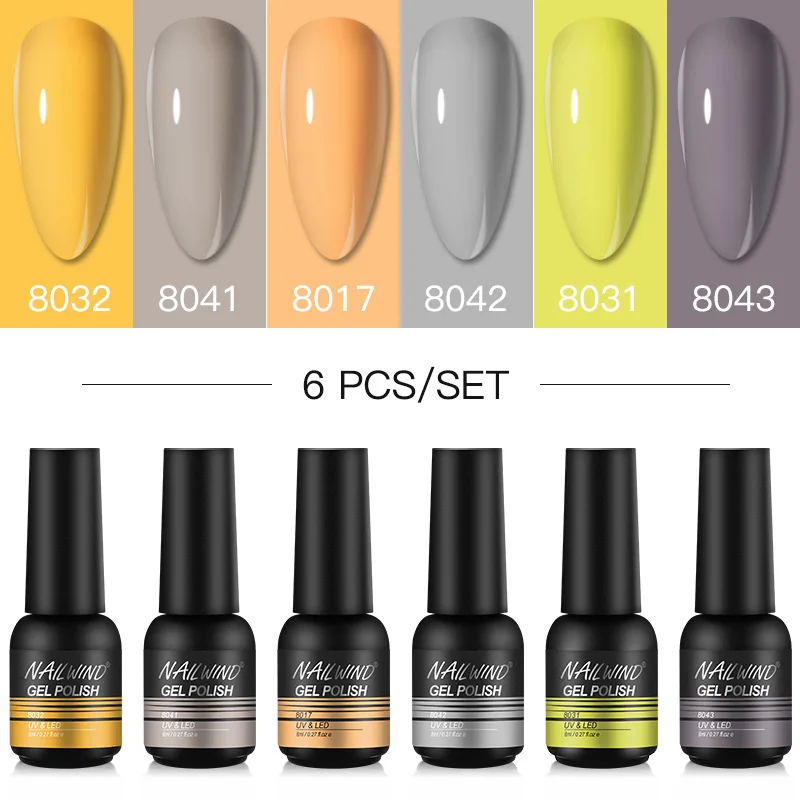 NAILWIND 8ml Sequins Nail Gel Polish Soak Off 2/4/6/8/10 PCS/Set Bright Color Nail Art Gel Glitter UV Gel Nail Polish Set
NAILWIND 8ml Sequins Nail Gel Polish Soak Off 2/4/6/8/10 PCS/Set Bright Color Nail Art Gel Glitter UV Gel Nail Polish Set
