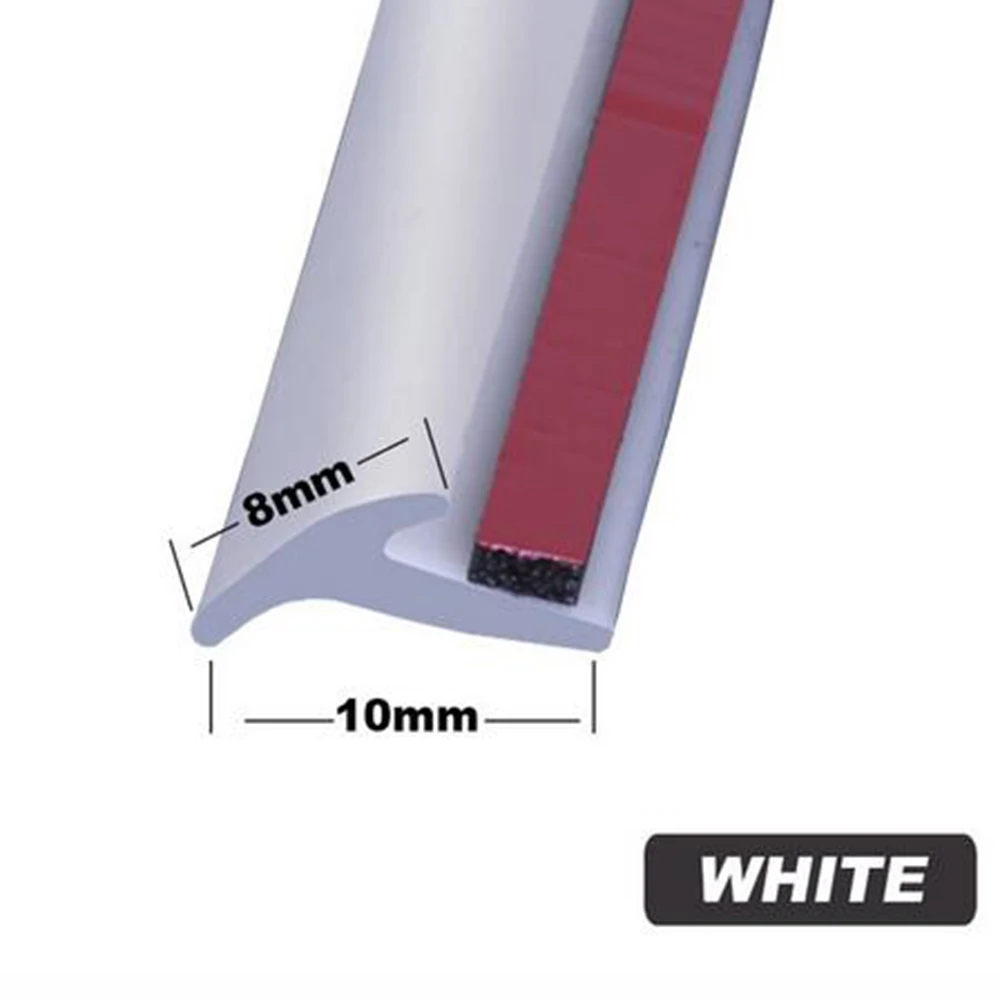 1X Car Sealing Strip 5M 8MM*10MM Accessories Rubber T-Shaped Trim Universal Weatherproof White Portable Practical
1X Car Sealing Strip 5M 8MM*10MM Accessories Rubber T-Shaped Trim Universal Weatherproof White Portable Practical