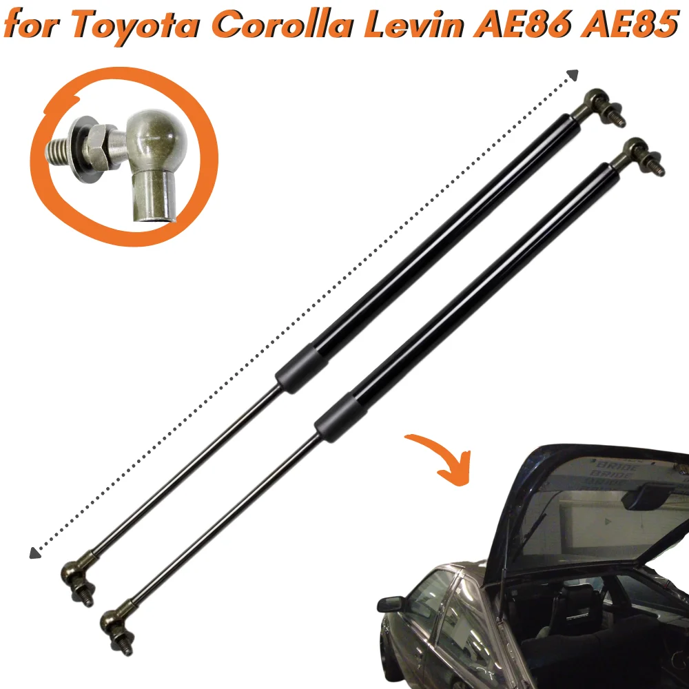 Qty(2) Trunk Struts for Toyota Corolla Levin AE86 AE85 Coupe Hatchback 1983-1987 Rear Tailgate Boot Lift Supports Gas Springs
Qty(2) Trunk Struts for Toyota Corolla Levin AE86 AE85 Coupe Hatchback 1983-1987 Rear Tailgate Boot Lift Supports Gas Springs