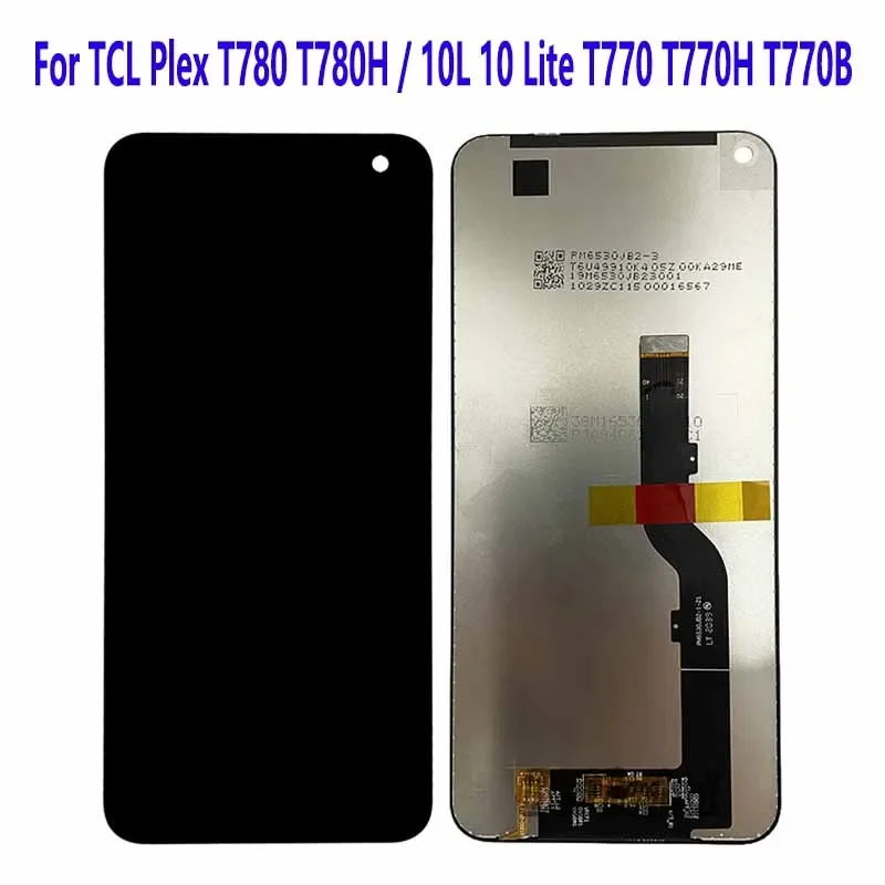 

For TCL 10L 10 Lite T770 T770B T770H LCD Display Touch Screen Digitizer Assembly For TCL Plex T780 T780H