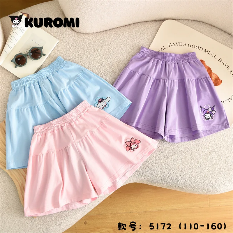 2024 Sanrio My Melody Shorts Kawaii Anime Kuromi Cinnamoroll Girls Culottes Sweet Cute Cartoon Babys Pants Tide Gift for Kids
2024 Sanrio My Melody Shorts Kawaii Anime Kuromi Cinnamoroll Girls Culottes Sweet Cute Cartoon Babys Pants Tide Gift for Kids