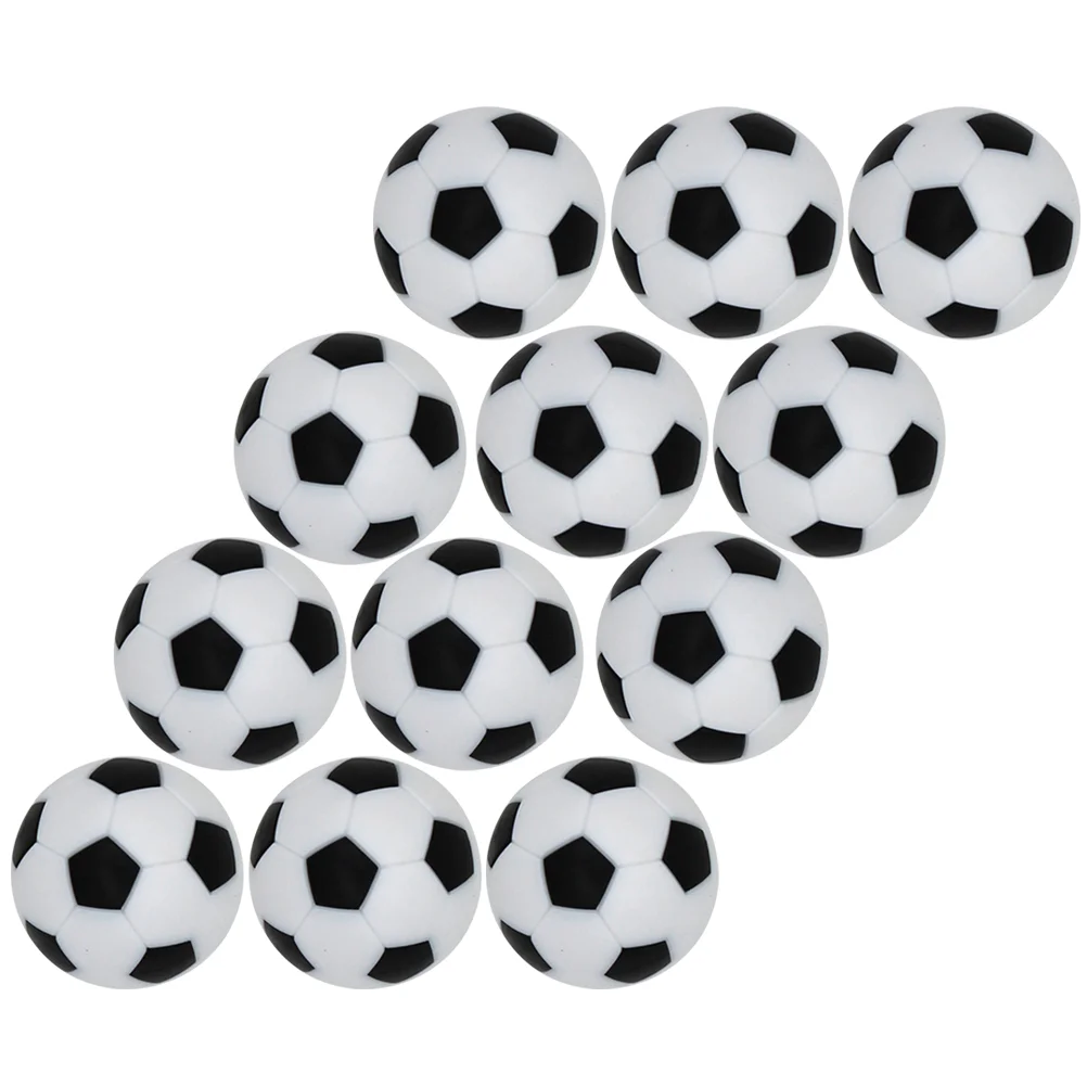 

12pcs Mini Foosball Balls Table Foosball Soccer Replacement Footballs Table Soccer Balls