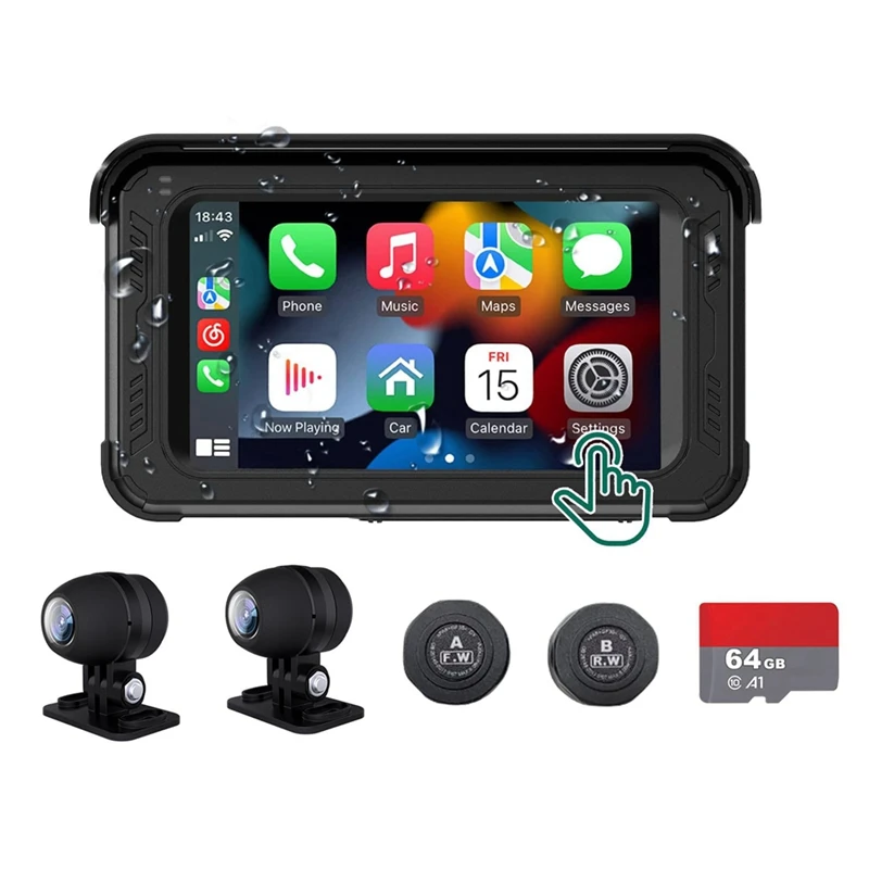 

Dvr Driving Recorder High Quality Carplay, Car Recorder Tire Pressure Monitoring Car Machine, 5-Inch Ips Touch Screen