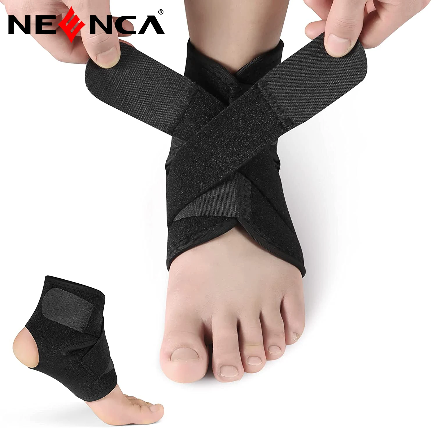 Ankle Support Adjustable Ankle Brace Wrap Strap for Achilles Tendonitis Ligament Damage Plantar Fasciitis Injury Recovery 
Ankle Support Adjustable Ankle Brace Wrap Strap for Achilles Tendonitis Ligament Damage Plantar Fasciitis Injury Recovery