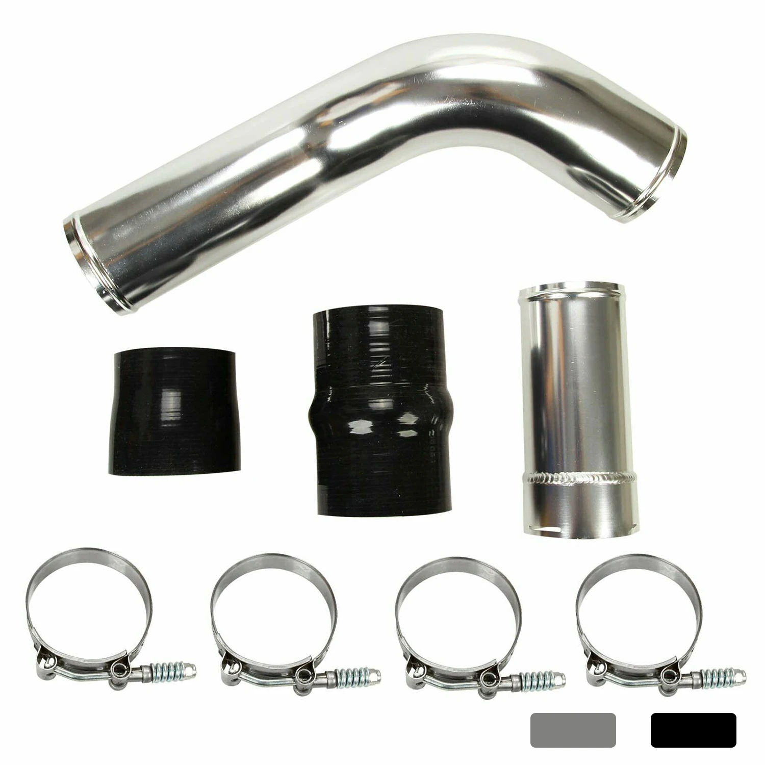 Engine Hot Side Aluminum Intercooler Pipe Upgrade for Ford 6.7L Powerstroke Diesel 11-16 Black Silver
Engine Hot Side Aluminum Intercooler Pipe Upgrade for Ford 6.7L Powerstroke Diesel 11-16 Black Silver